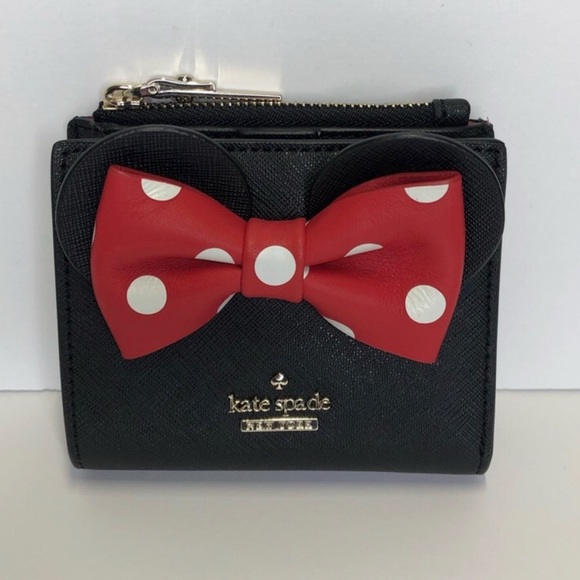π₯° SALE π₯° NEW KATE SPADE MINNIE MOUSE WALLET - Picture 8 of 8